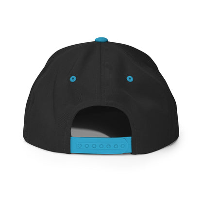 GA Aqua & Pink Logo Snapback Hat