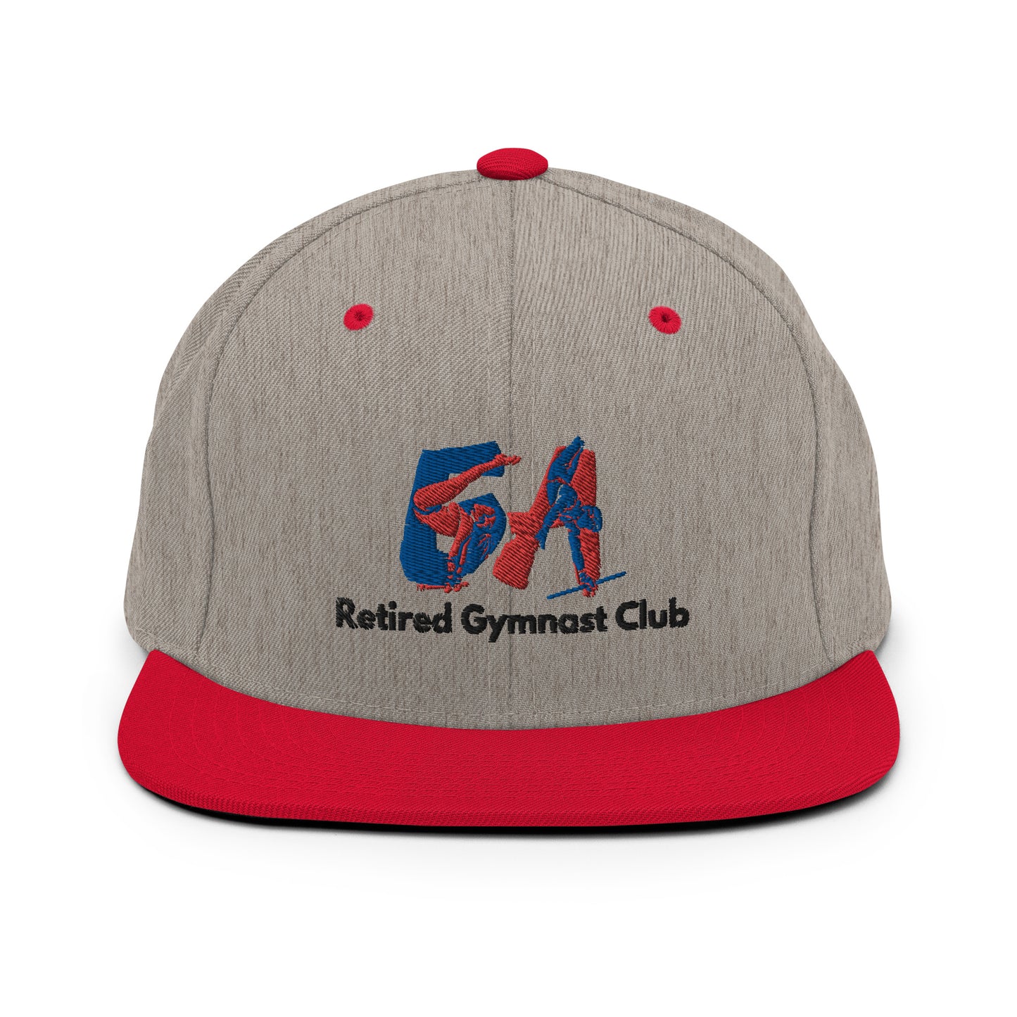 GA Retired Gymnast Club Red & Blue Logo Snapback Hat