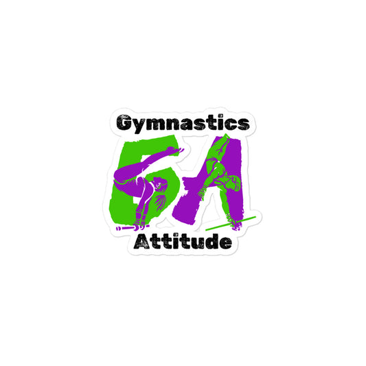 Gymnastics Attitude Kiss-cut Stickers