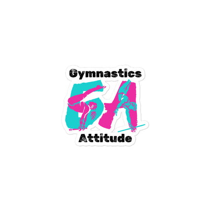 Gymnastics Attitude Kiss-cut Stickers