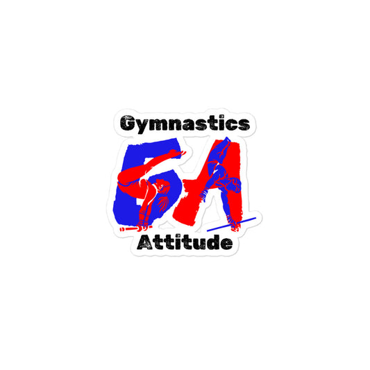 Gymnastics Attitude Kiss-cut Stickers