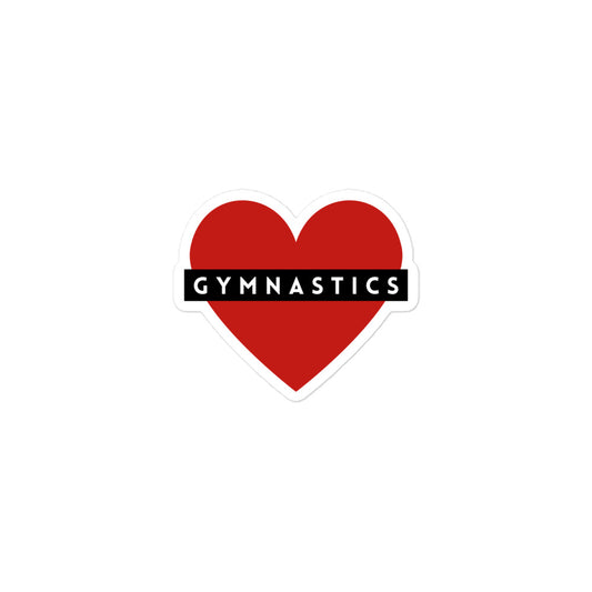 Love Gymnastics Kiss-cut Stickers