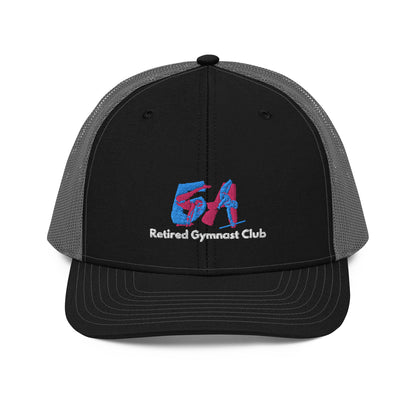 Retired Gymnast Club Trucker Mesh Snapback