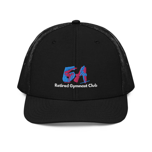 Retired Gymnast Club Trucker Mesh Snapback