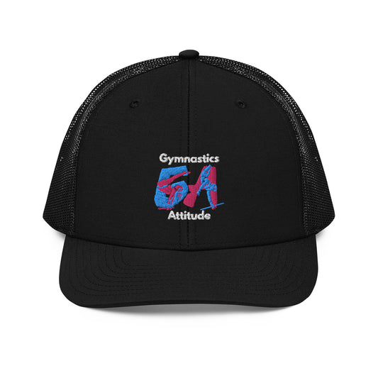 GA Aqua & Pink Logo Trucker Mesh Snapback