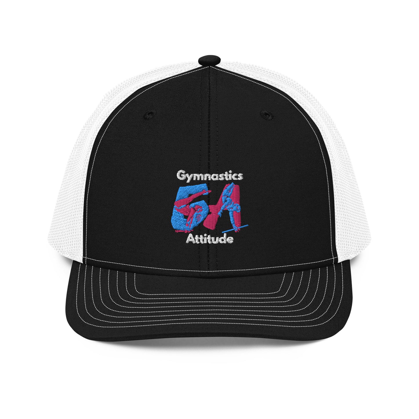 GA Aqua & Pink Logo Trucker Mesh Snapback