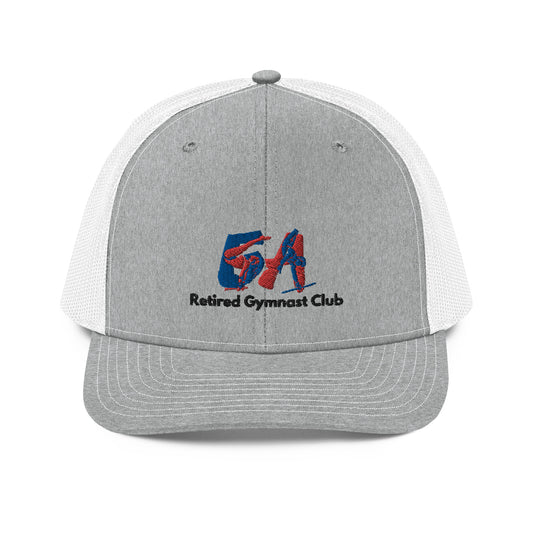 Retired Gymnast Club Trucker Mesh Snapback