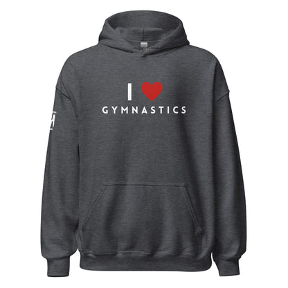 I Love Gymnastics Unisex Hoodie