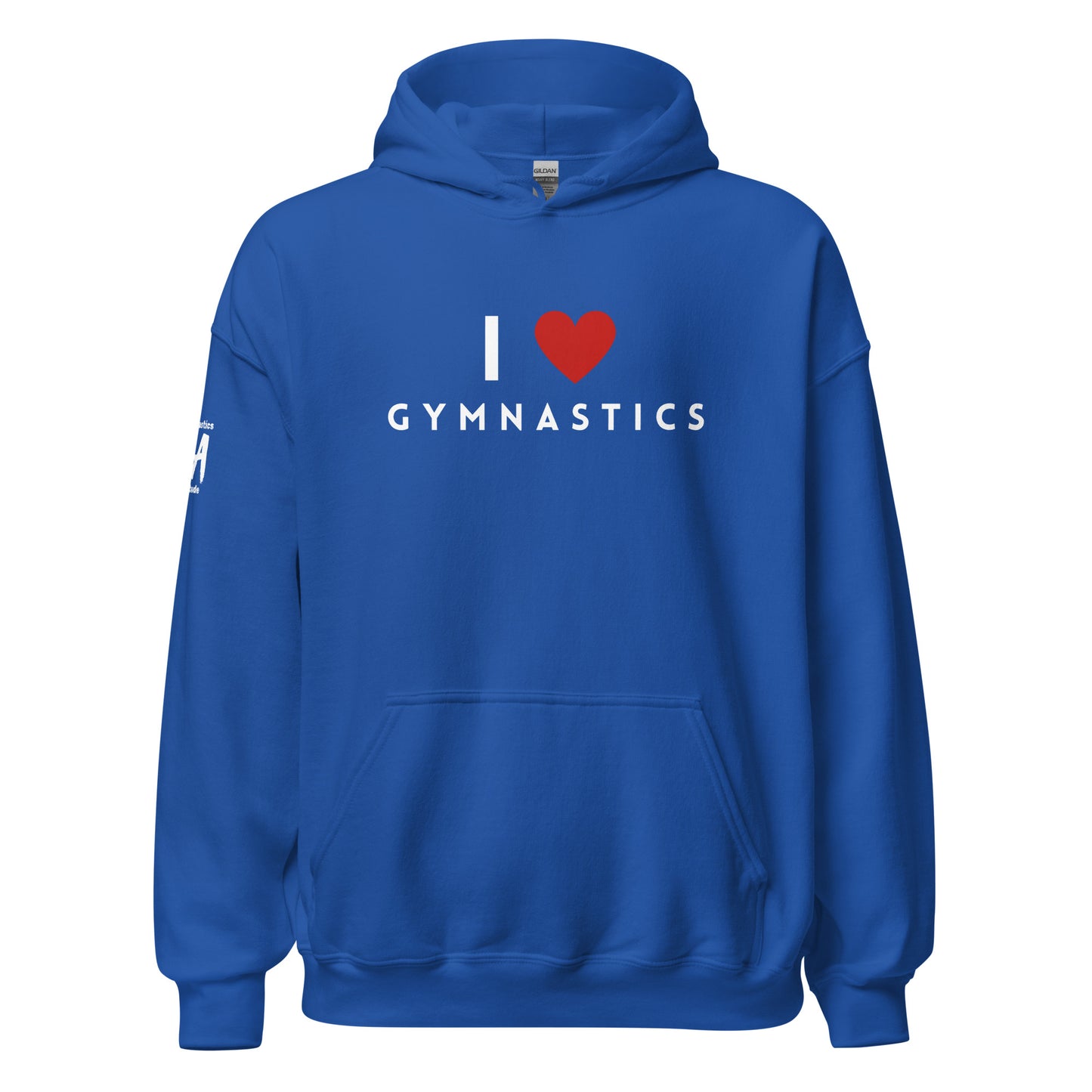 I Love Gymnastics Unisex Hoodie